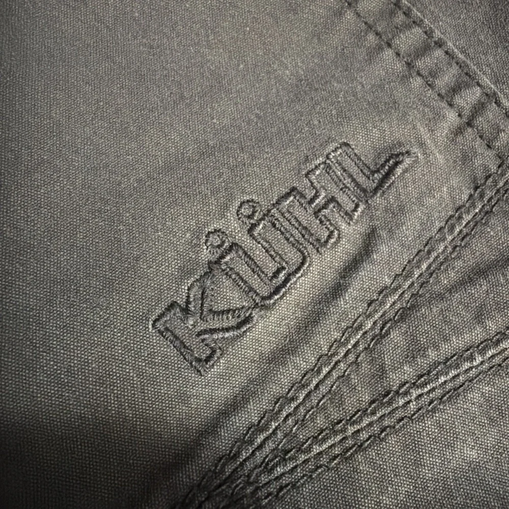 Kuhl Revolvr Pants Mens 36x32 Olive Grey Vintage Patina Dye Stretch Outdoor